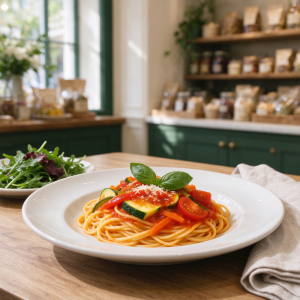 Vegetable Tomato Pasta